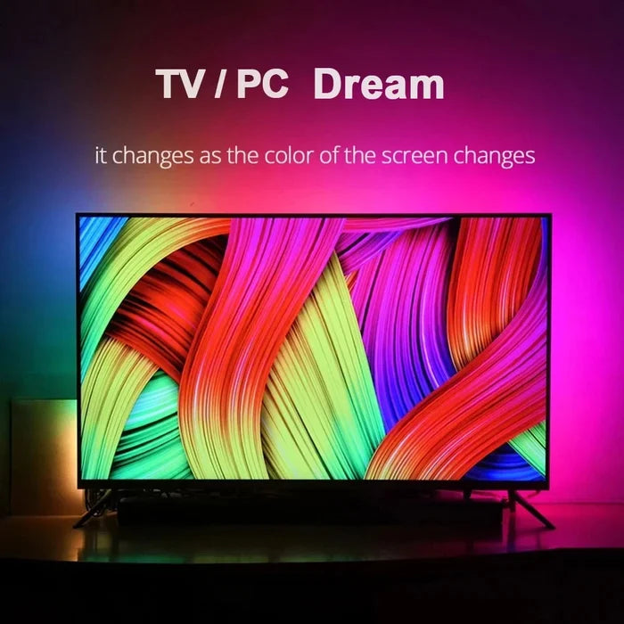 🔥HOT SALE 49% Off! 🎁Ambilight TV PC Dream Screen USB LED Strip – Home  Elegance